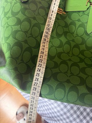 Bolso Coach Verde con Monogram