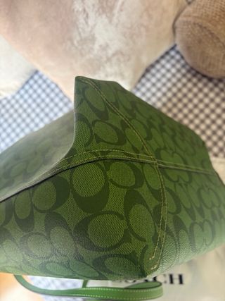 Bolso Coach Verde con Monogram