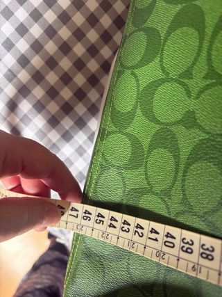 Bolso Coach Verde con Monogram