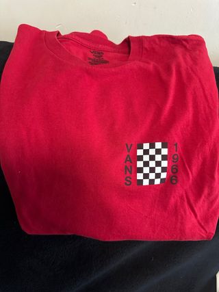 Camiseta Vans Roja Talla M