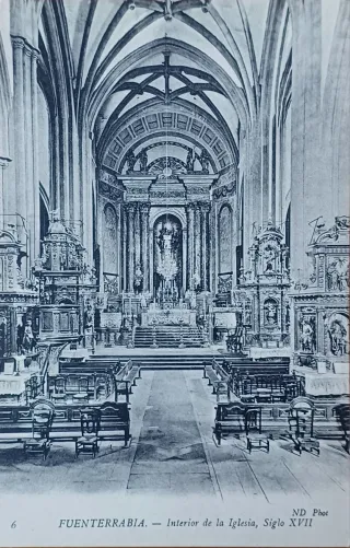 Fuenterrabía - Interior Iglesia Siglo XVII