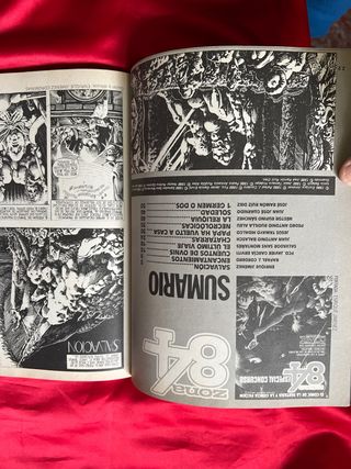 ZONA 84 - COMIX INTERNACIONAL--- ESPECIAL CONCURSO