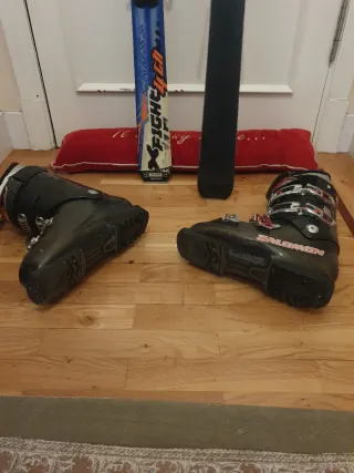 Esquís ROSSIGNOL Xfight4th y par de botas SALOMON