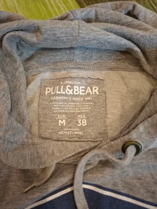Sudadera Pull&Bear gris hombre