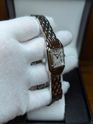 Reloj Seiko Mod Panthère Gris Plateado Blanco Azul