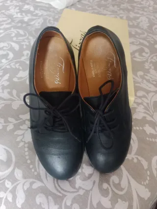 Zapatos de comunión azul marino, solo una puesta .