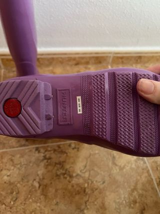 Botas Hunter Moradas Talla 39