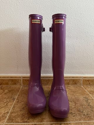 Botas Hunter Moradas Talla 39