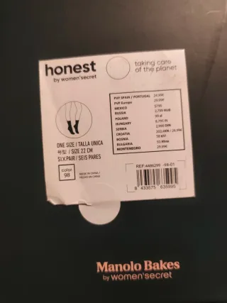 Set Calcetines Manolo Bakes Mujer