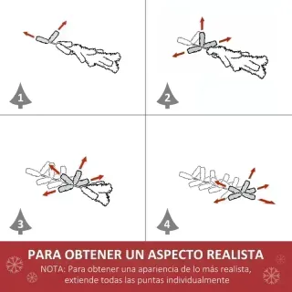 Árbol de Navidad 210 cm