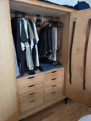 Armario antiguo madera reformado