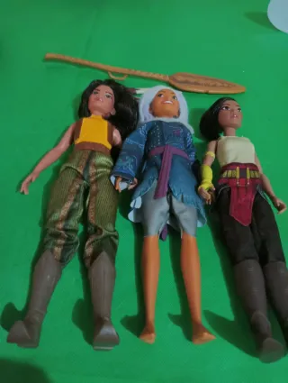 3 bambole Disney Raya e l'Ultimo Drago