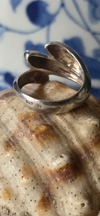 Anillo plata de ley vintage