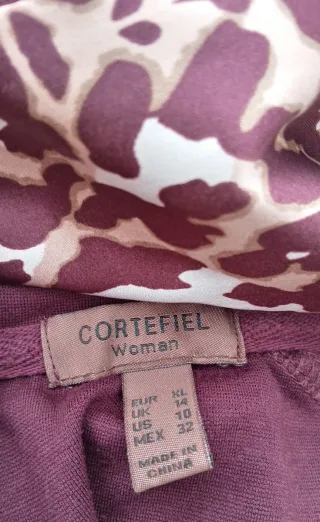 ZARA DE FLORES S-M/CORTEFIEL ESTAMPADO XL:1X1,5€