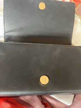 Borsetta Love Moschino nera con borchie