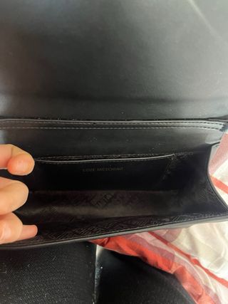 Borsetta Love Moschino nera con borchie