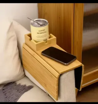 Bandeja Sofá Bambú Reposabrazos