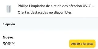 Philips Limpiador de aire de desinfeccion