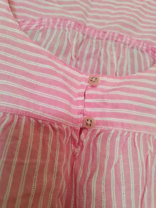 Top smanicato Esprit a righe