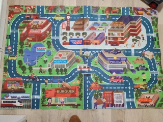 Camión transportador coches + alfombra