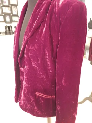 Chaqueta Terciopelo Roja