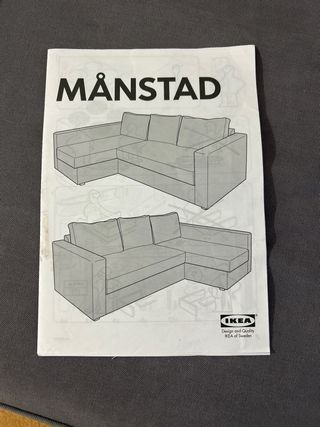 Sofá modular azul tela