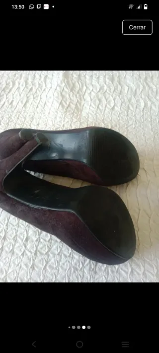 Zapatos tacón Cristina Ramírez marrones