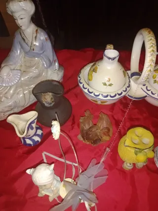 Lote de figuras de cerámica