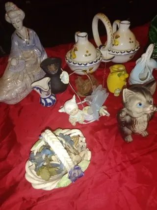 Lote de figuras de cerámica