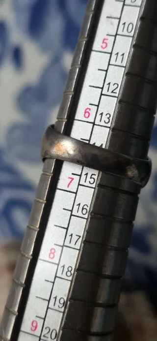 Anillo sello años 50 grabado a buril