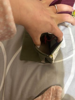 Mochila y monedero handmade