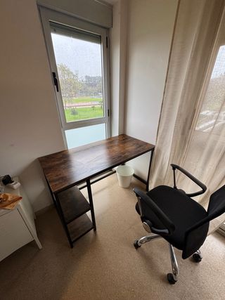 Escritorio de estudio madera y metal