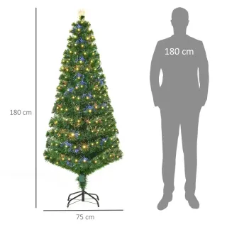 Árbol Navidad 180cm con Luces LED