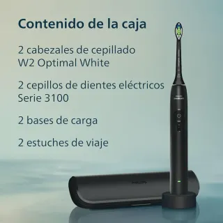 Cepillo Eléctrico Philips Sonicare 3100 Negro/Rosa