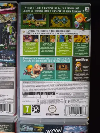 Carátulas Originales Zelda y Pokemon Switch