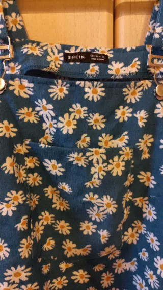 Vestido Peto SHEIN Flores