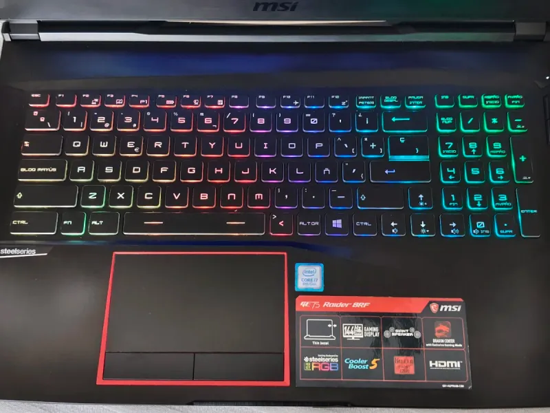 Portátil GAMER MSI GE75 RAIDER afbeelding 2