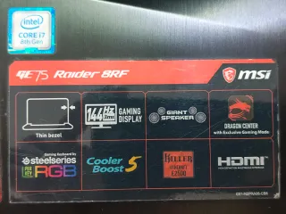Portátil GAMER MSI GE75 RAIDER