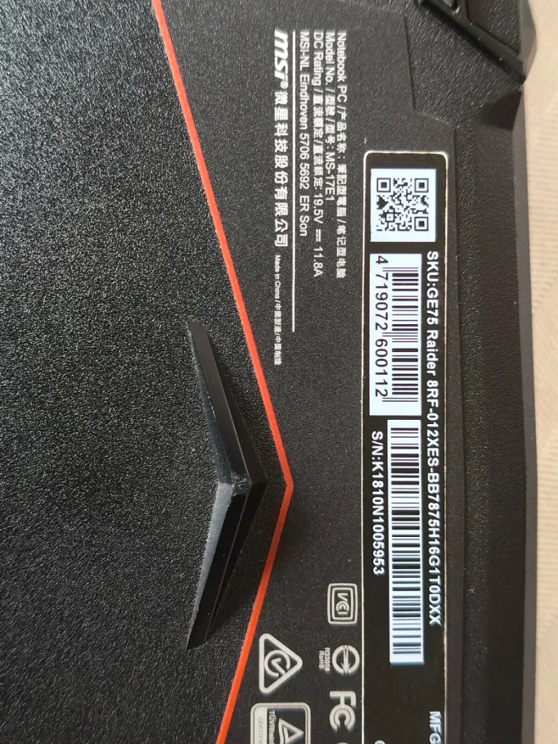 Portátil GAMER MSI GE75 RAIDER afbeelding 5