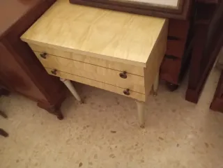 Mueble tocador vintage madera