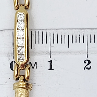 Pulsera Oro 18k y Circonitas