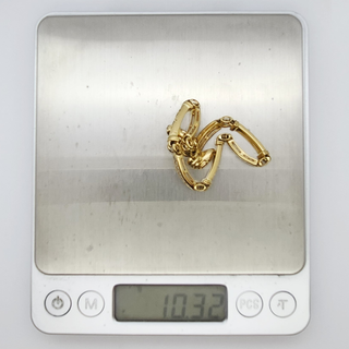 Pulsera Oro 18k y Circonitas