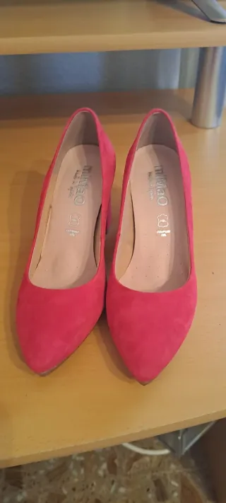 Zapatos tacón rosa MiMao