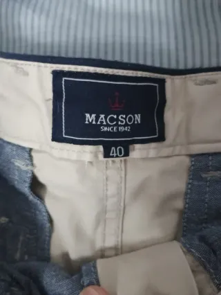 Bermudas Chino Macson Talla 40 Beige apenas usadas