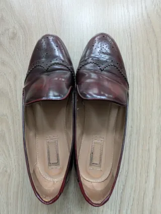 Mocasines de piel Uterqüe