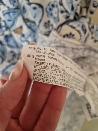 Vestito Zara Taglia M con Stampa Paisley