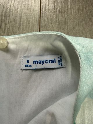 Vestido Mayoral cerrmonia niña T6