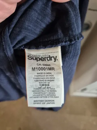 Camiseta Superdry Hombre Azul