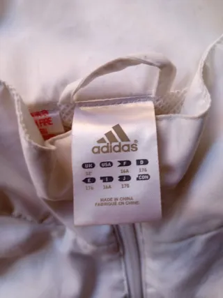 Chaqueta Adidas blanca