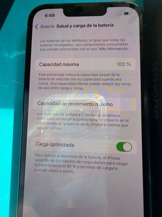 iPhone 13 Pro Azul Batería Nueva